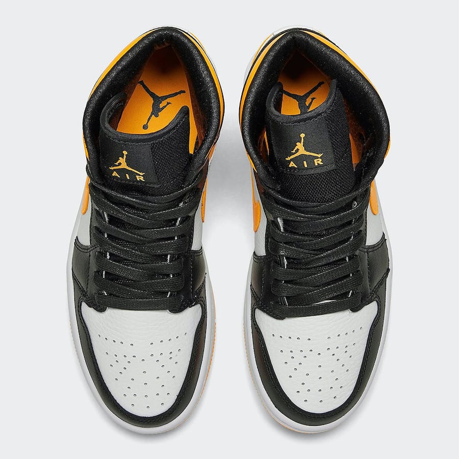 Giày Nike Jordan 1 Mid Laser Orange Black [CV5276 107] - Hình ảnh 9