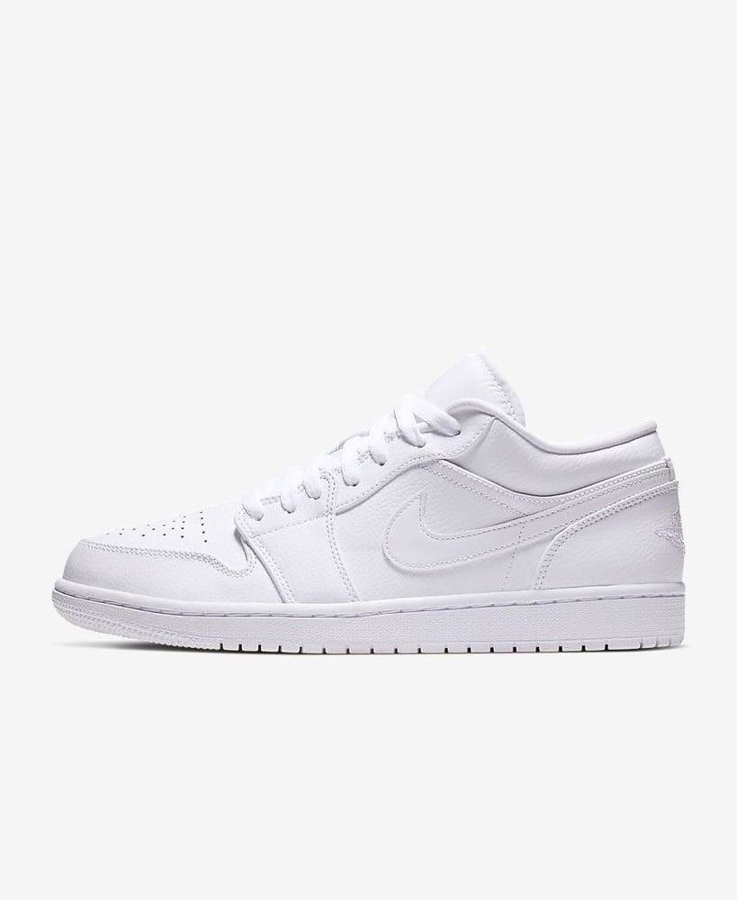 Giày Nike Jordan 1 low all white 553560 130