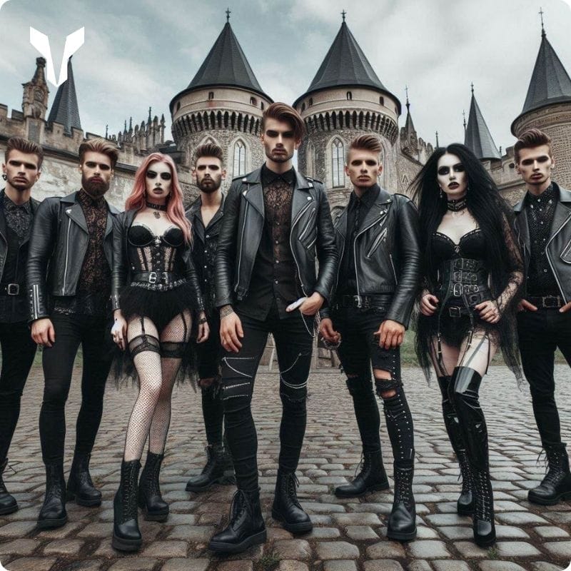 Thời trang gothic nam và nữ