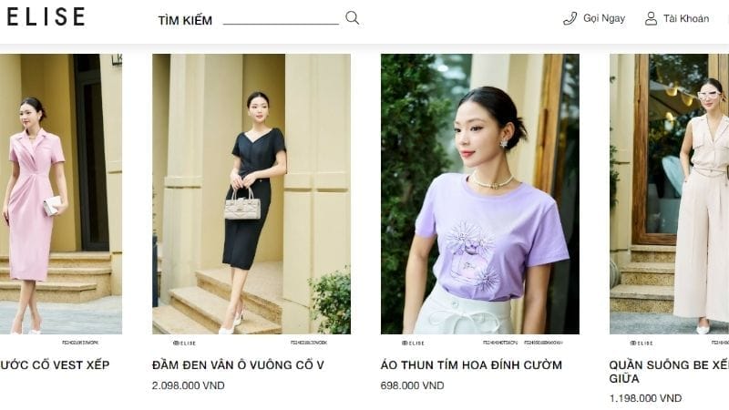 Website Elise.vn